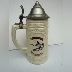Vintage 1986 Seagate Barracuda Disc Fest Beer Stein Twin Cities Operations 9.5”